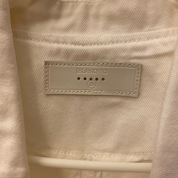 Blank NYC white motto jacket - Picture 2 of 6